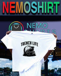 Trench life Iowa Hawkeyes helmet shirt
