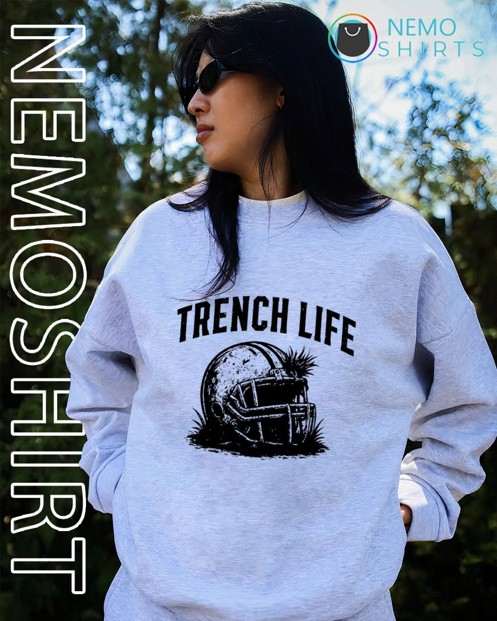 Trench life Iowa Hawkeyes helmet shirt