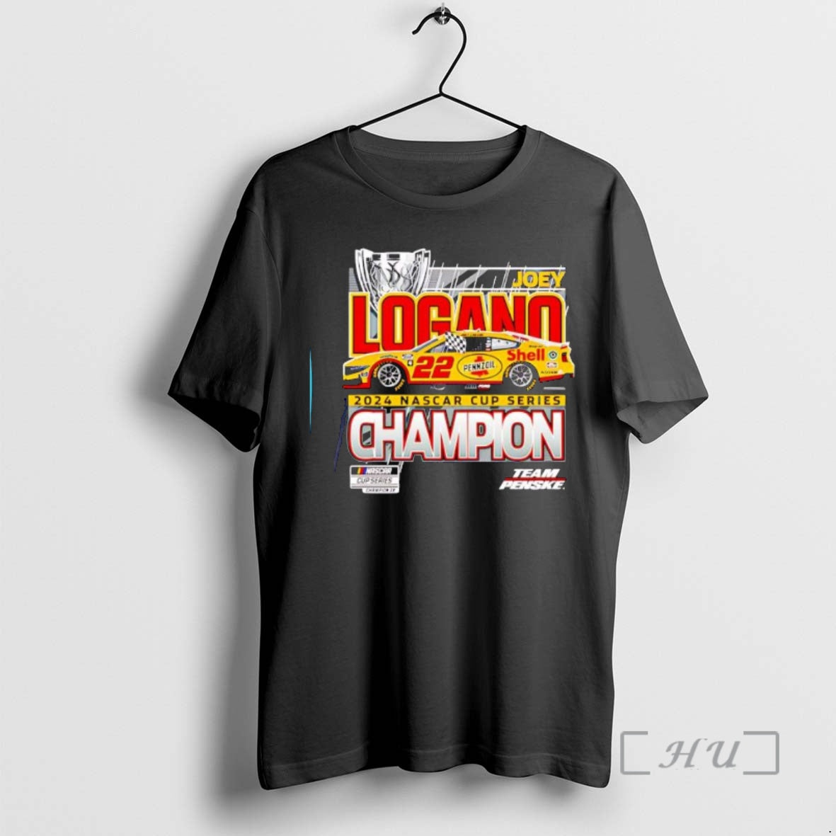 Trending 2024 Nascar Cup Series Champion Car Team Penske Joey Logano Premium T Shirts Sweater