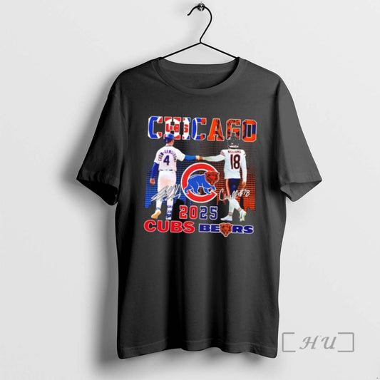 Trending 2025 Chicago Sports Crow Armstrong Cubs X Williams Bears Skyline
