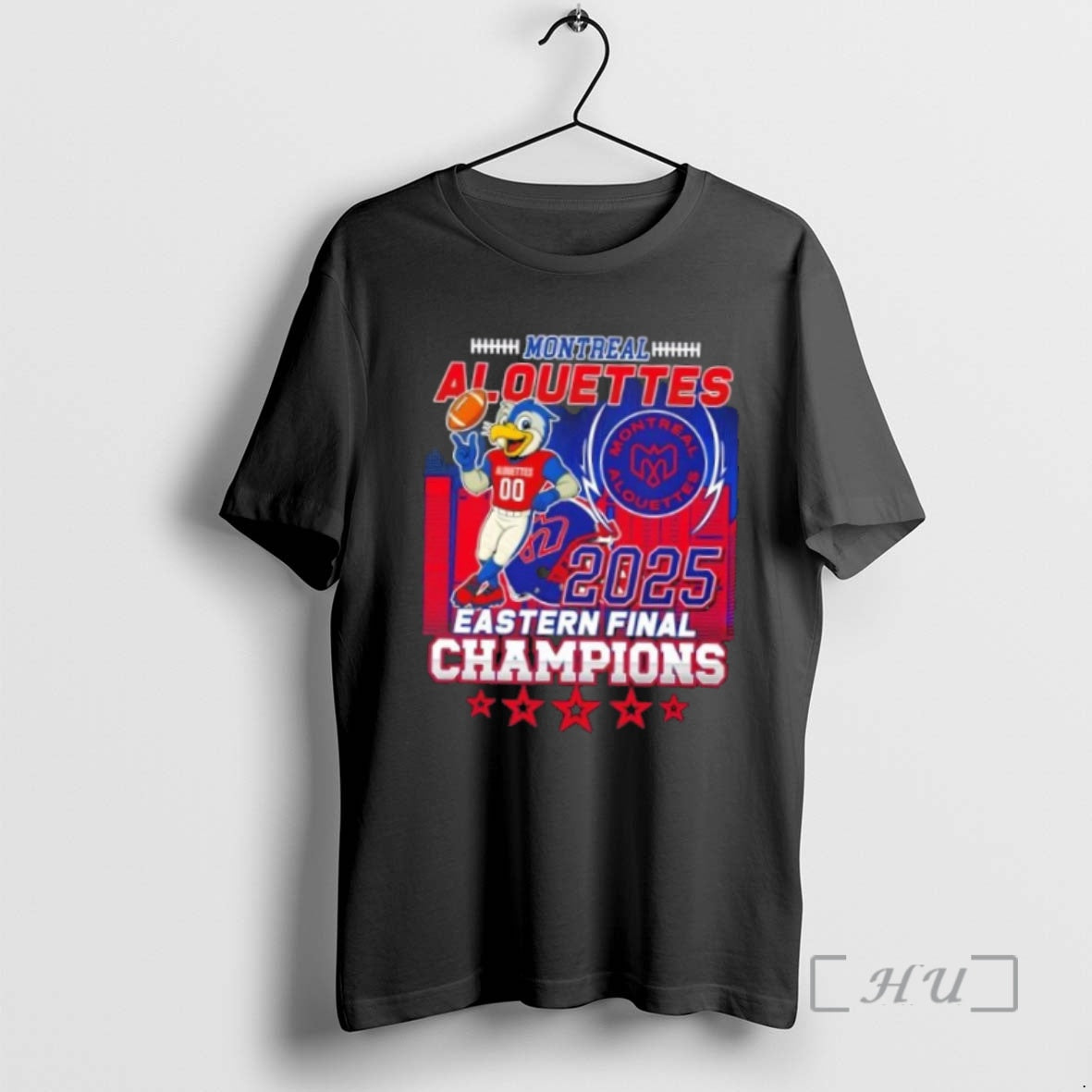 Trending 2025 Eastern Final Champions Montreal Alouettes Mascot 2 Sided
