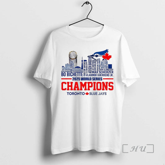 Trending 2025 Toronto Blue Jays World Series Champions Players Name City Skyline
