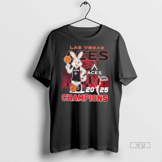 Trending 2025 Wnba Champions Las Vegas Aces Raise The Stakes Skyline Graphic Tee Shirt Sweater