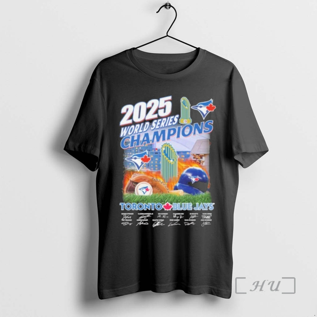 Trending 2025 World Series Champions Toronto Blue Jays Signature Premium T Shirt Sweater