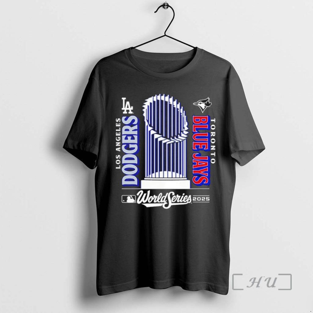 Trending 2025 World Series Matchup Toronto Blue Jays Vs Los Angeles Dodgers Baseball Trophy