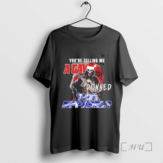Trending A Gay Donned This Apparel Death Santa Hat Christmas Tee Shirts Sweater