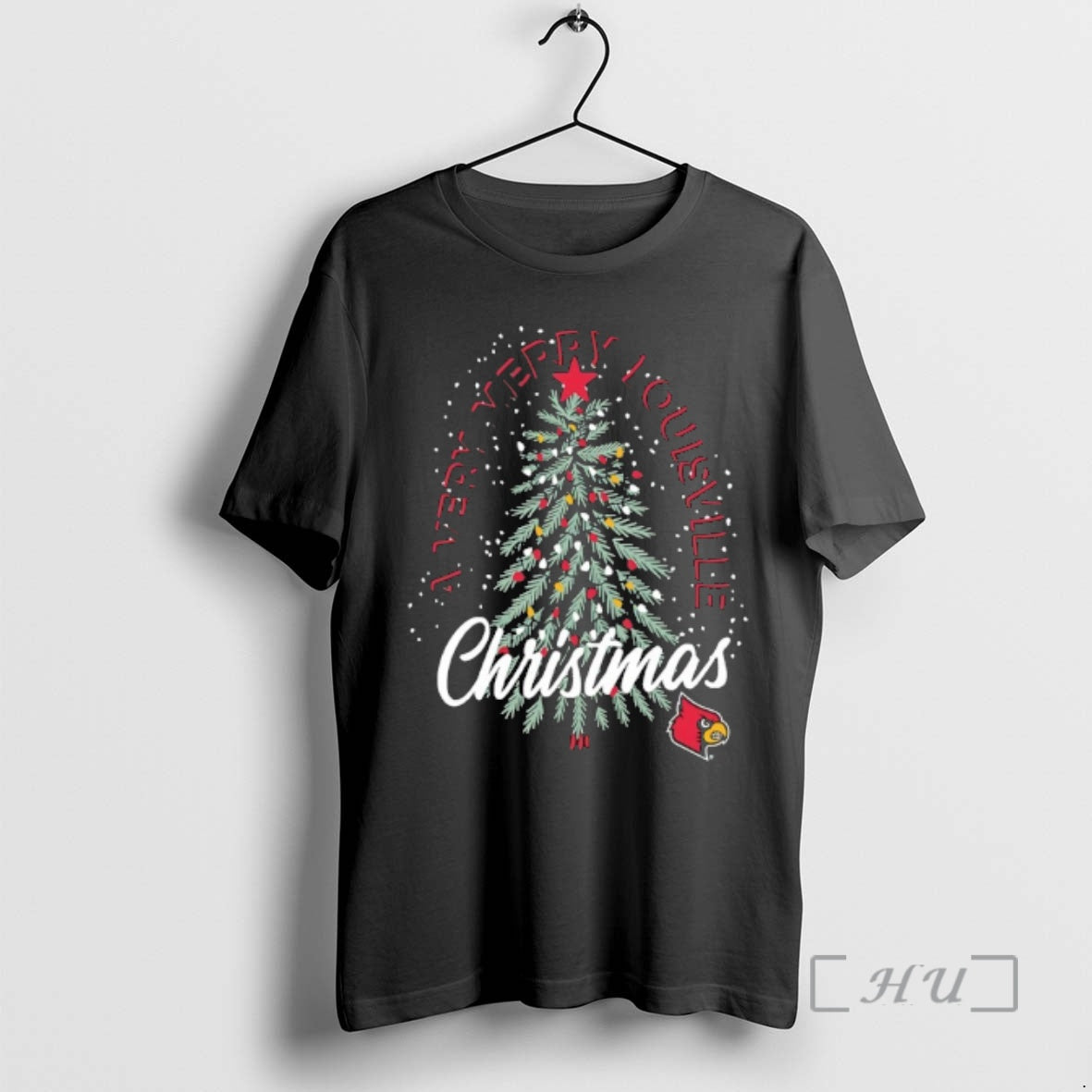 Trending A Very Merry Louisville Cardinals Christmas Tree String Light 2025 Premium T Shirts Sweater