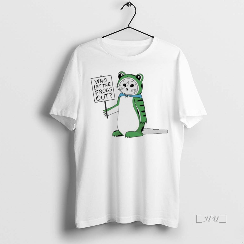 Trending Antifa Frog Gary Who Let The Frogs Out T Shirt Sweater