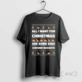 Trending All I Want For Christmas Are Some Dino Nuggets Ugly T Shirt Sweater