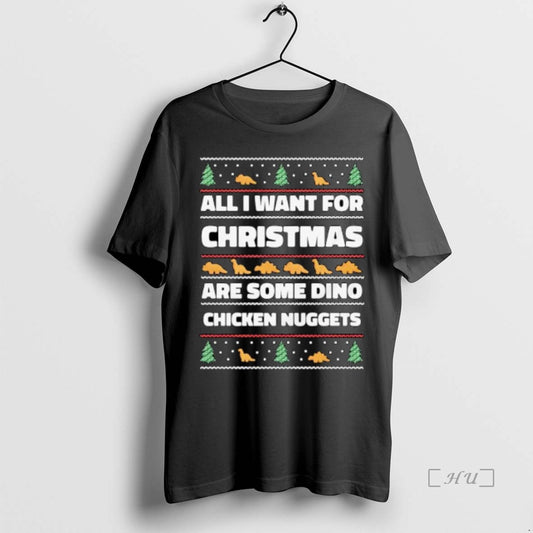 Trending All I Want For Christmas Are Some Dino Chicken Nuggets Ugly Christmas Ornaments