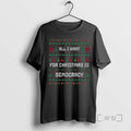 Trending All I Want For Christmas Is Democracy Ugly Christmas Shrit Premium T Shirts Sweater