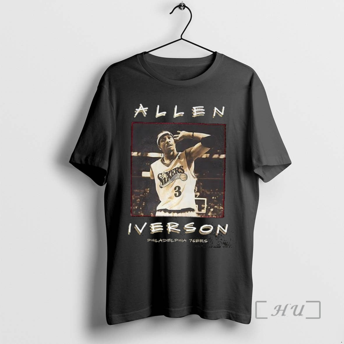 Trending Allen Iverson Philadelphia 76 Ers Basketball Player Vintage T Shirt Sweater