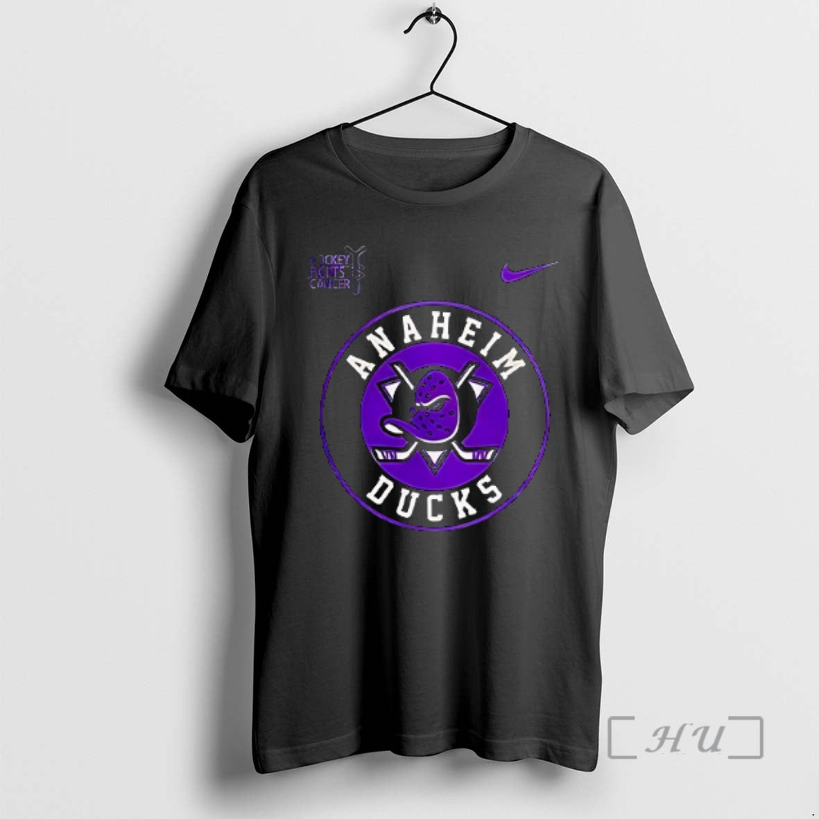 Trending Anaheim Ducks Hockey Fights Cancer Logo