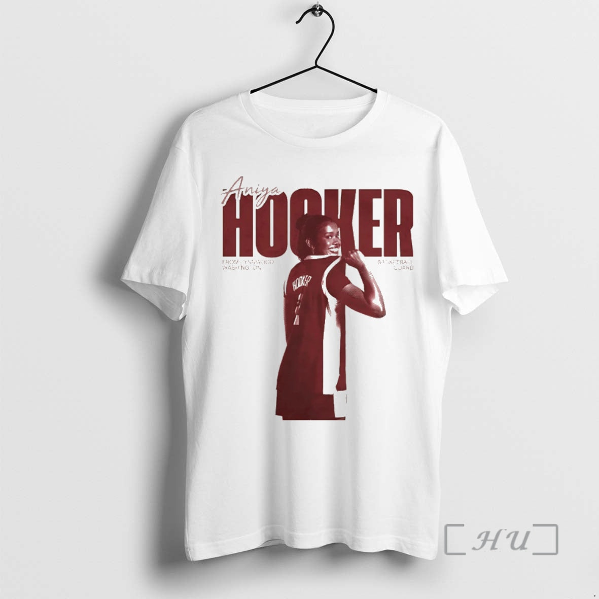 Trending Aniya Hooker Player Basketball Guard From Lynnwood Washington Vintage Christmas Premium T Shirts Sweater