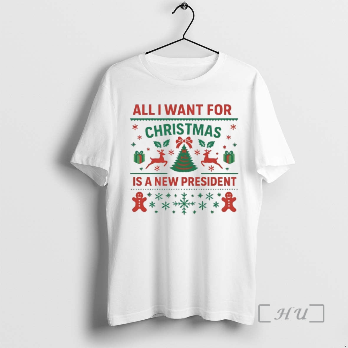 Trending Anti Trump All I Want For Christmas Is A New President Premium T Shirts