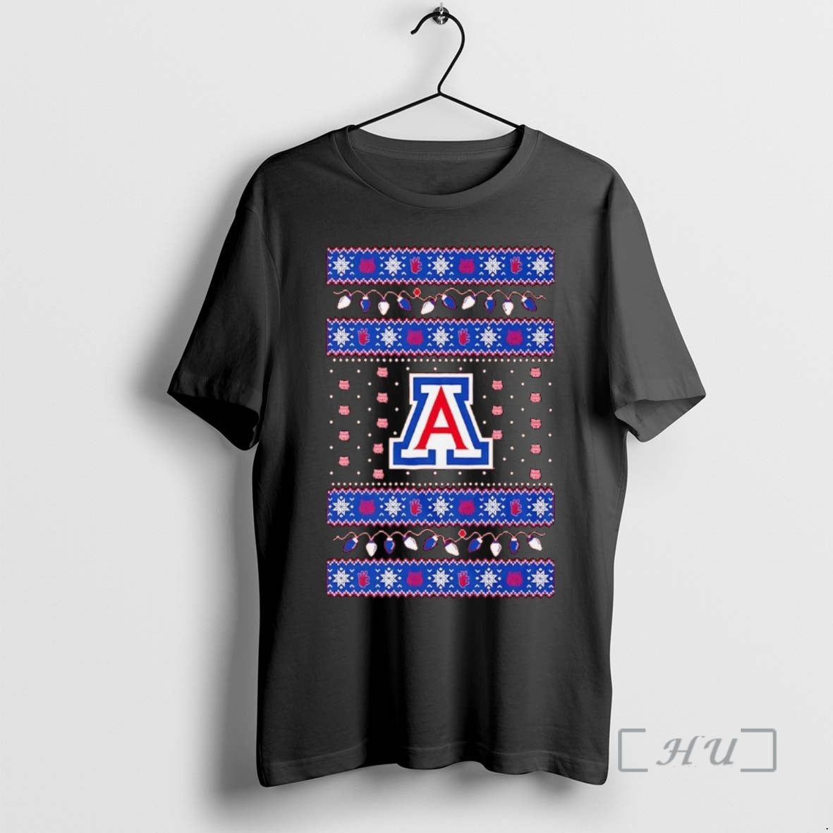 Trending Arizona Wildcats Ugly Christmas Light Premium T Shirt Sweater