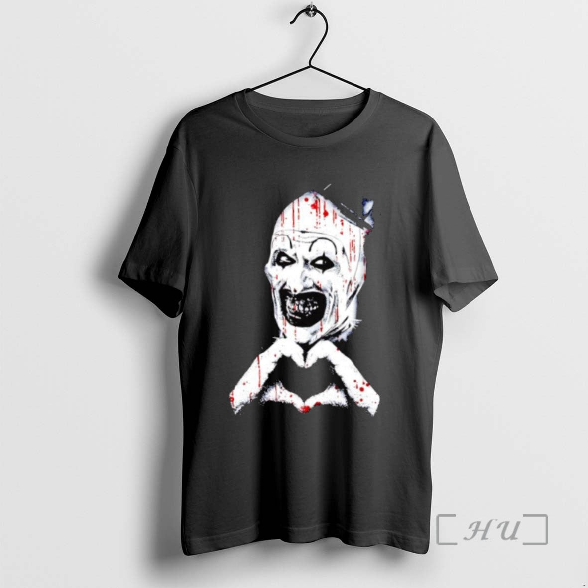 Trending Art The Clown Creepy Heart Hands Graphic Tee Shirts Sweater