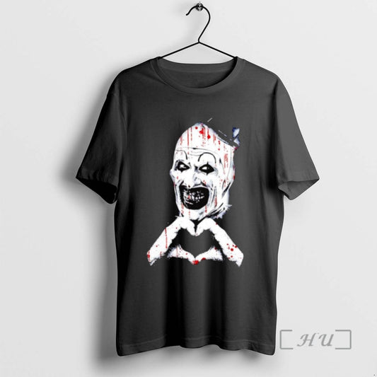 Trending Art The Clown Creepy Heart Hands Graphic Tee Shirts Sweater