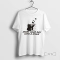Trending Art The Clown Start Your Day With A Smile Halloween Tee Shirts Sweater