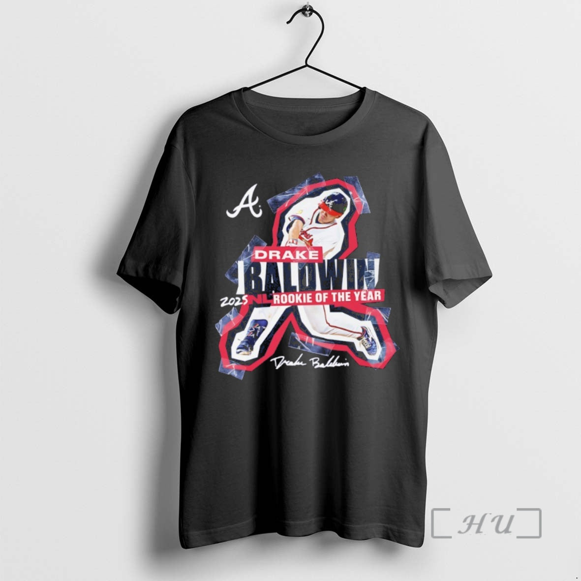 Trending Atlanta Braves Drake Baldwin 2025 National League Rookie Of The Year Signature Premium