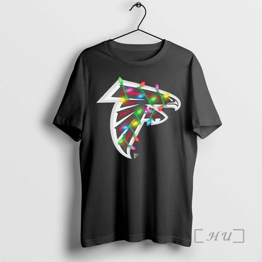 Trending Atlanta Falcons Logo Christmas Light Premium T Shirt Sweater