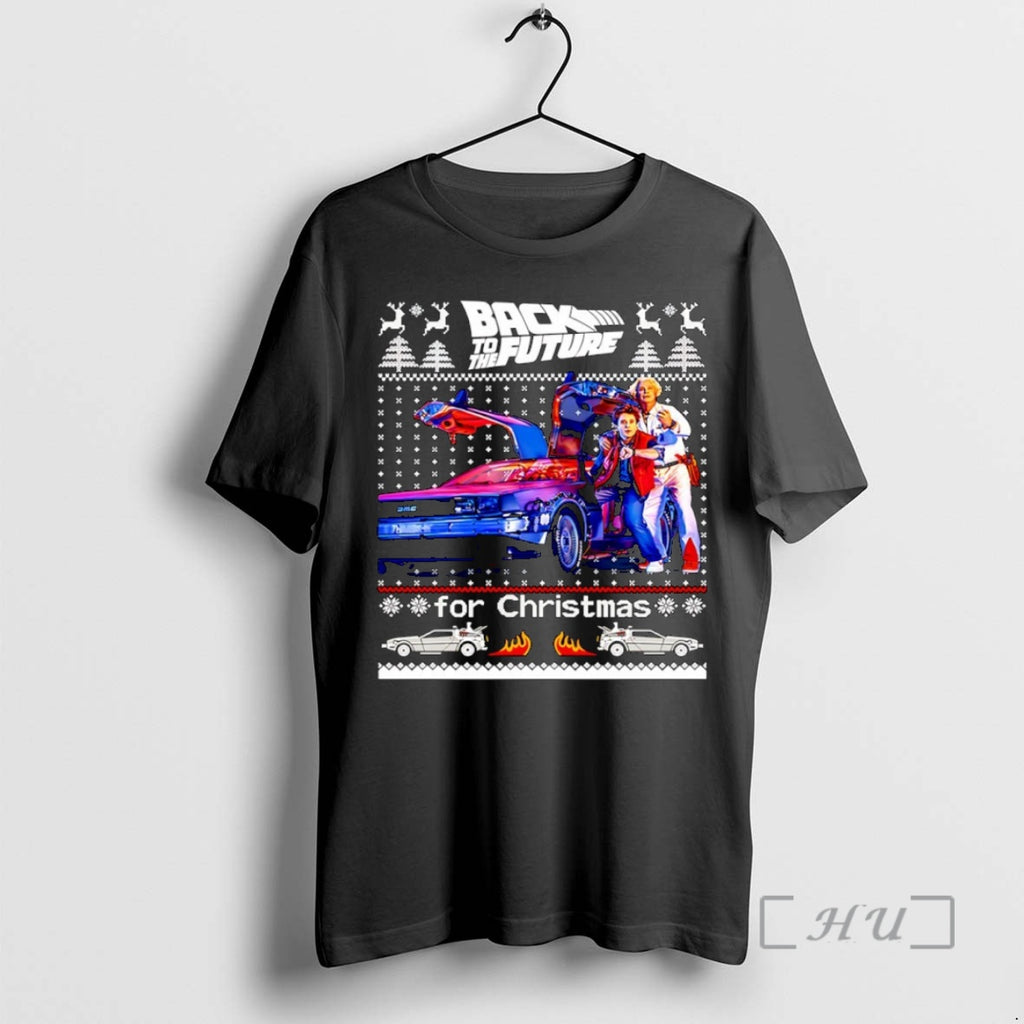 Trending Back To The Future Ugly Christmas Premium T Shirt Sweater