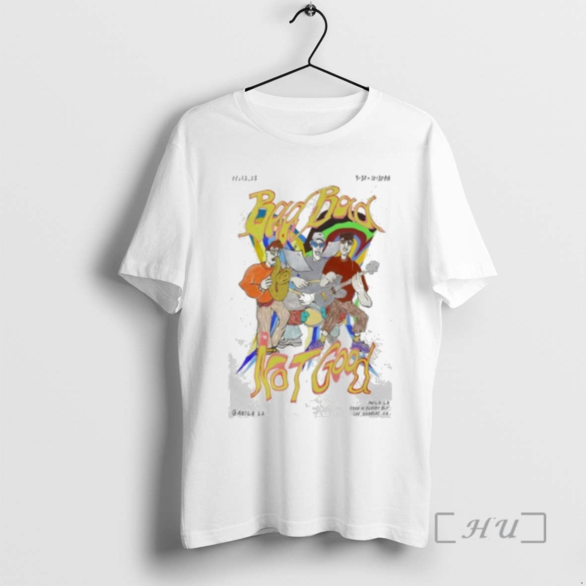 Trending Bad Bad Not Good Los Angeles Ca November 12 2025 Concert Premium T Shirts