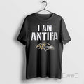 Trending Baltimore Ravens I Am Antifa Against Fascism Premium T Shirt Sweater