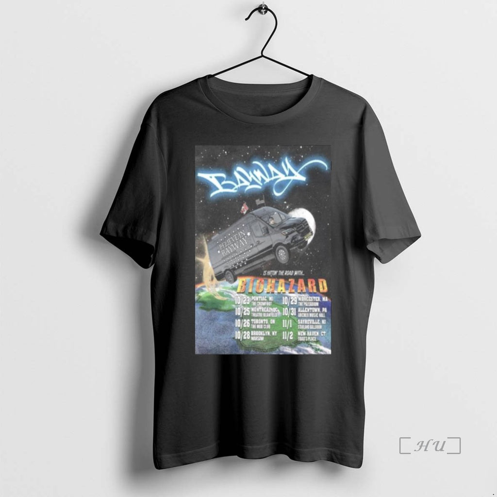 Trending Bayway Is Hittin The Road With Biohazard Tour 2025 Long Sleve T Shirt Sweater