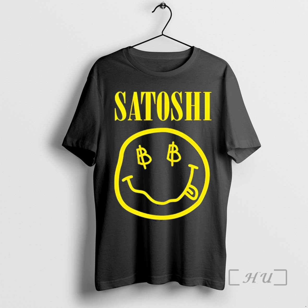 Trending Bitcoin Satoshi Smiley Face Premium T Shirt Sweater