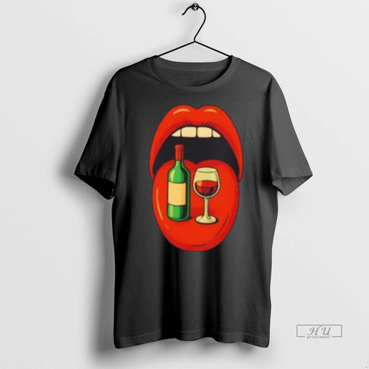 Trending Bold Wine Mood Graphic Tee Shirt Sweater
