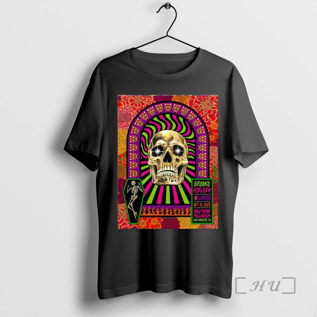 Trending Brooks Nielsen October 31 2025 Hollywood Palladium Halloween Show Los Angeles Ca Tee Shirts