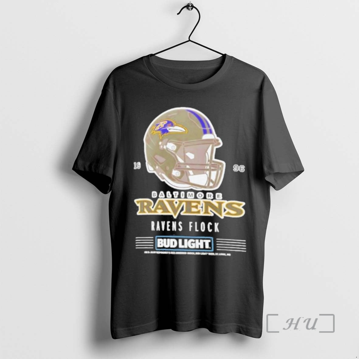 Trending Bud Light X Baltimore Ravens Ravens Flock Helmet