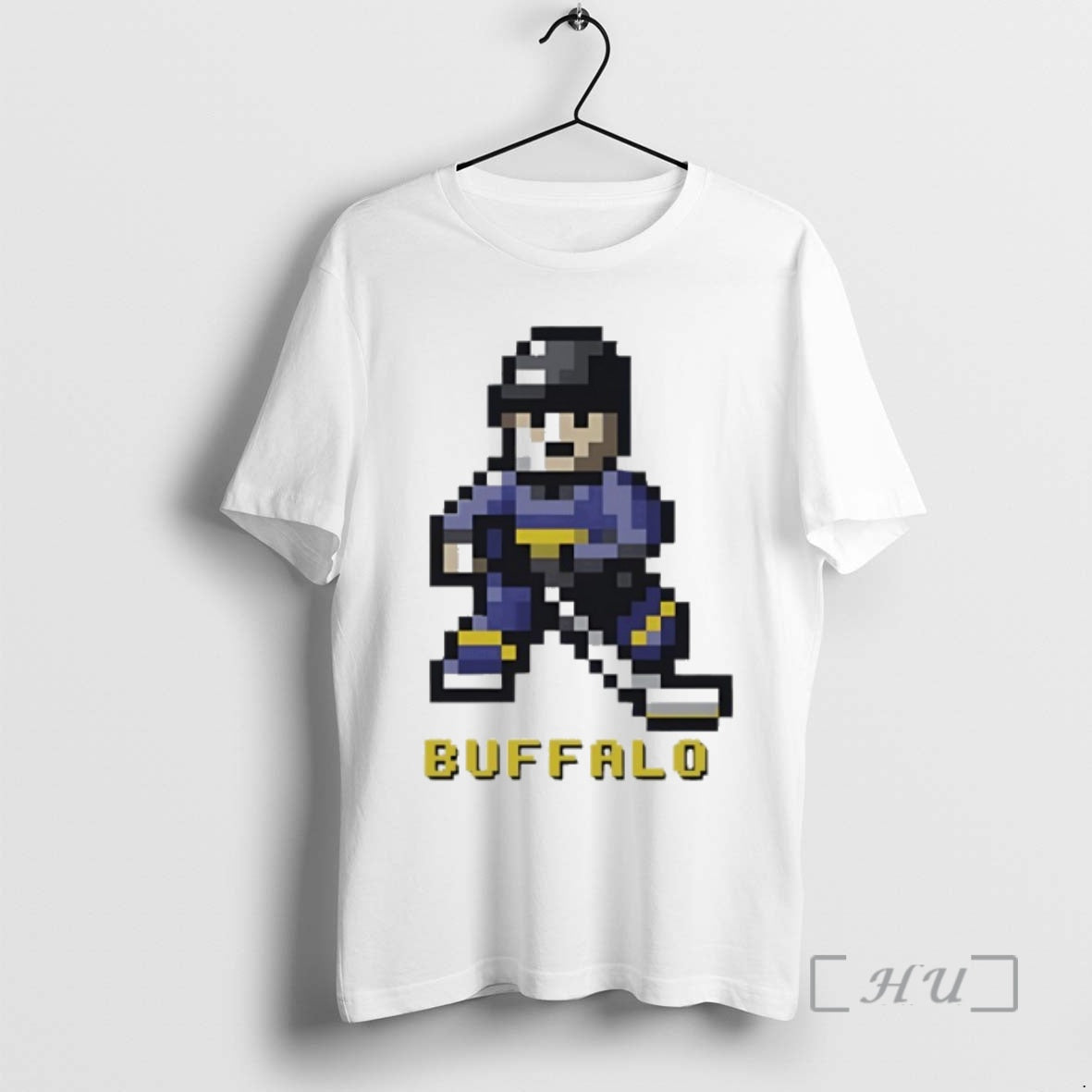 Trending Buffalo Sabres Hockey 8 Bit Retro Baller Premium T Shirt Sweater