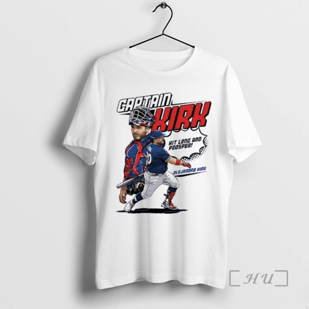Trending Captain Slejandro Kirk Toronto Blue Jays Hit Long And Prosper Premium T Shirt Sweater
