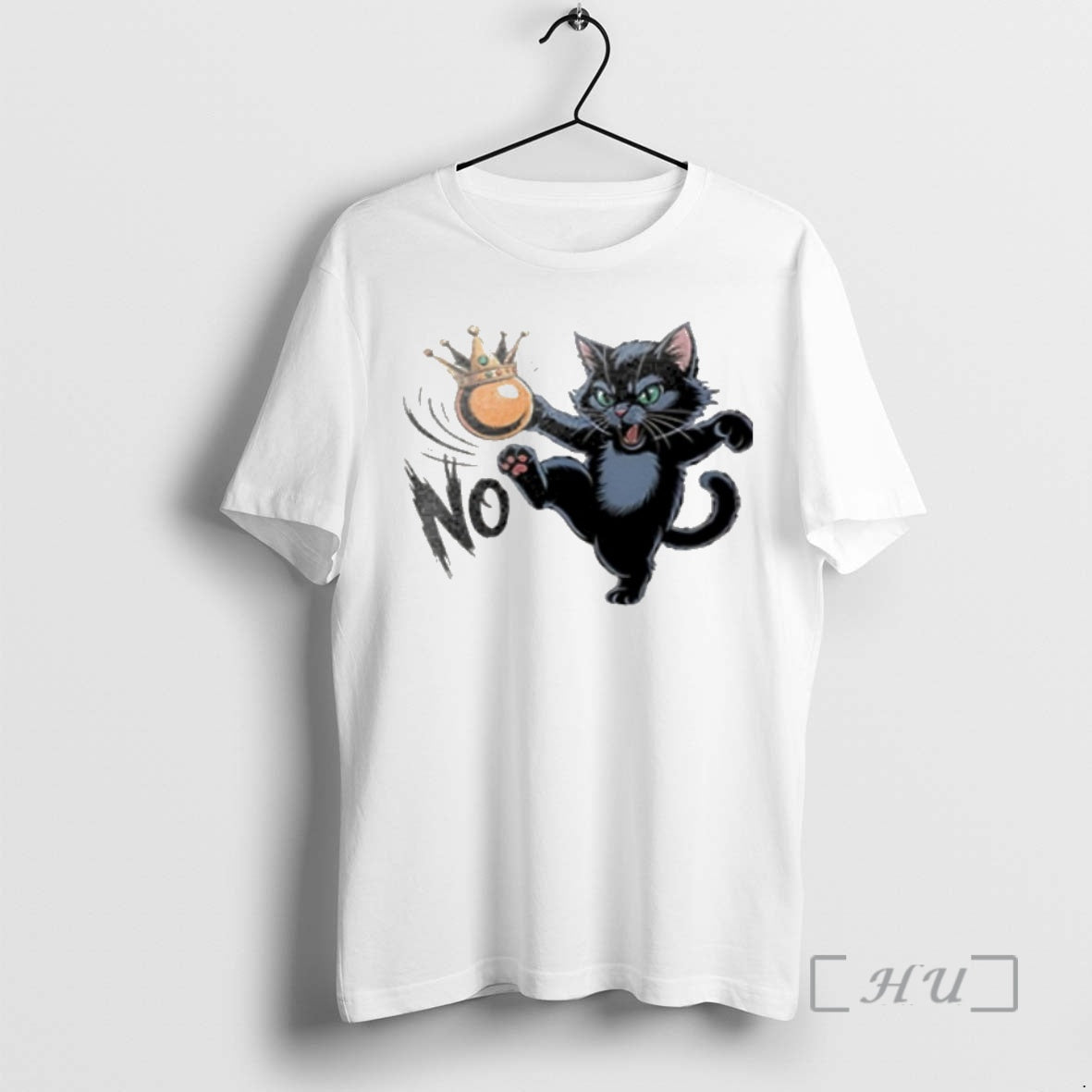 Trending Cat And Crown No Kings In America Retro Premium T Shirt Sweater