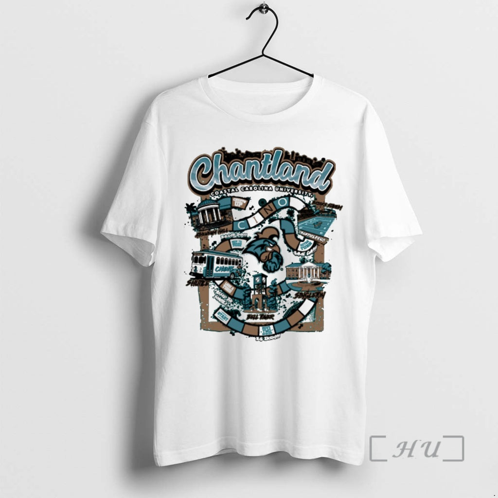 Trending Chantland Coastal Carolina University Homecoming 2025 Chanticleer Mascot Premium T Shirt Sweater