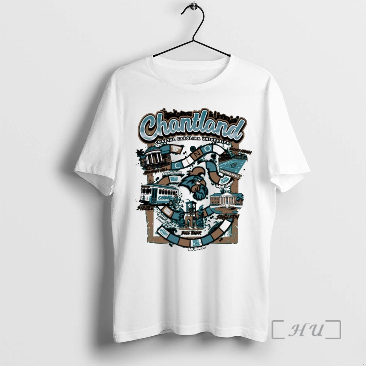 Trending Chantland Coastal Carolina University Homecoming 2025 Chanticleer Mascot Premium T Shirt Sweater