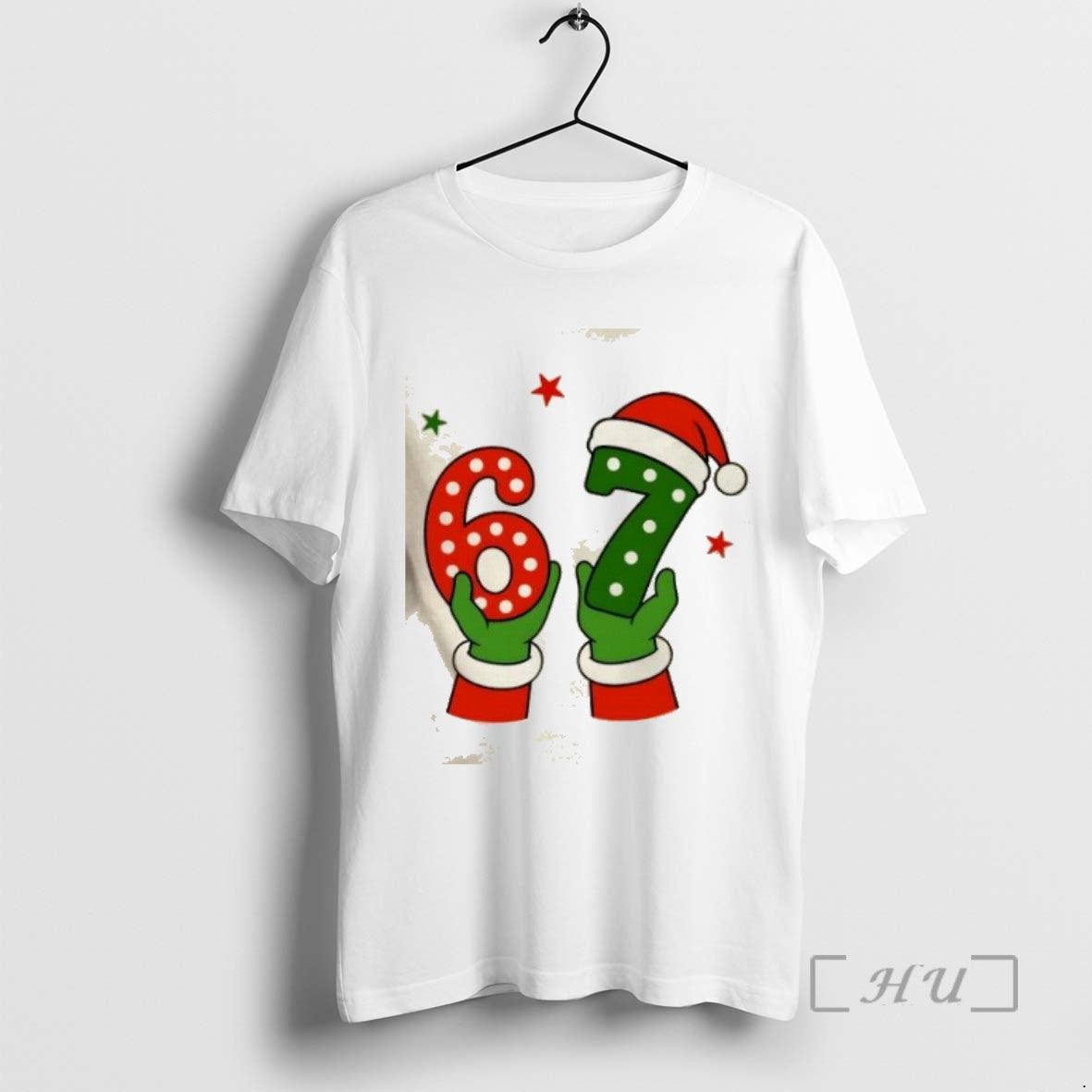 Trending Christmas 67 Six Seven Santa Claus Hands