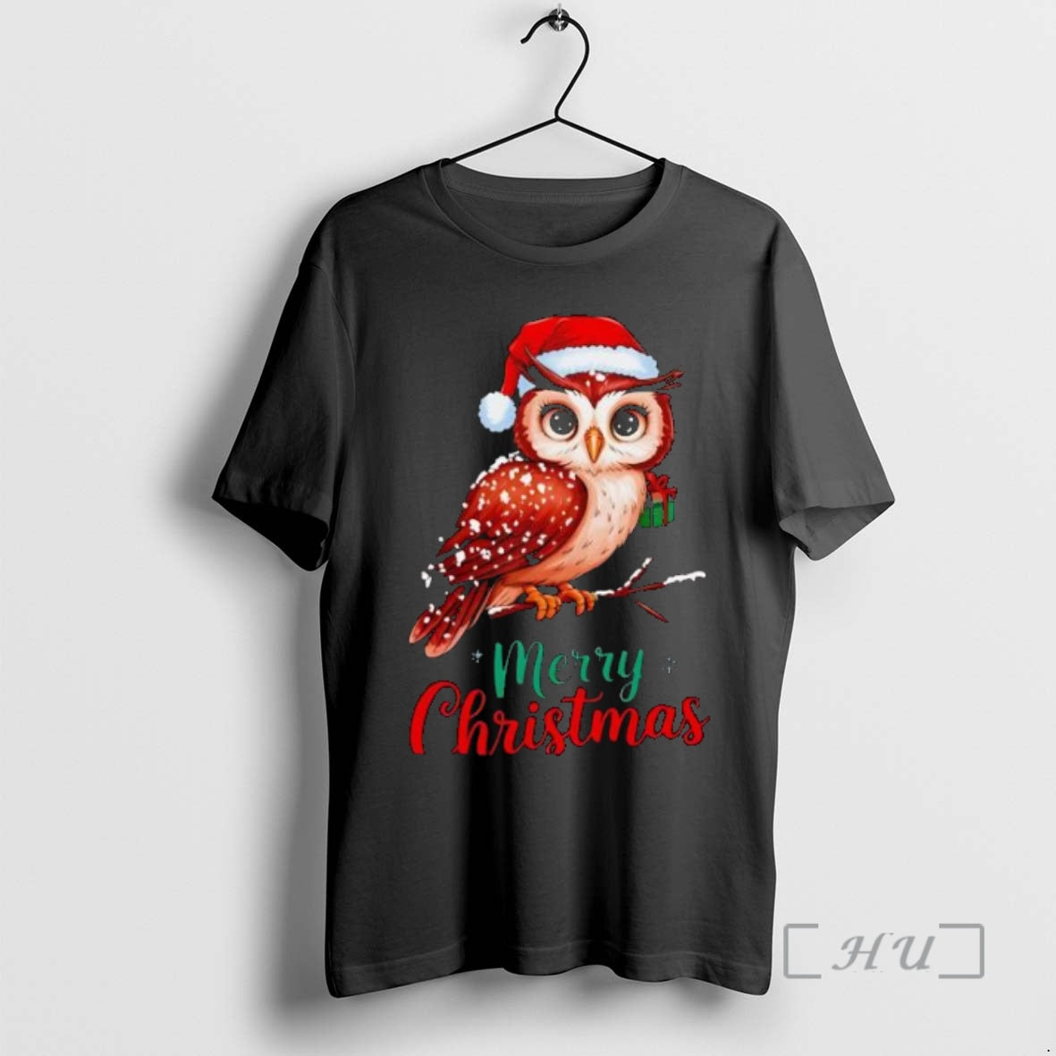 Trending Christmas Owl Festive Design Merry Christmas
