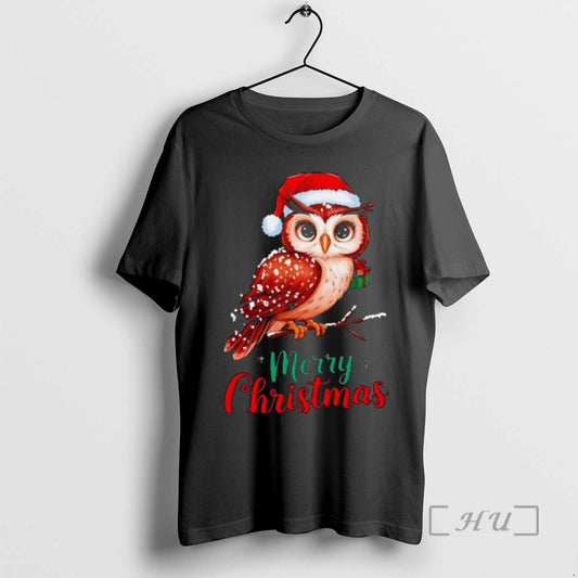 Trending Christmas Owl Festive Design Merry Christmas
