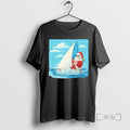 Trending Christmas Sailing Santa Sailboat Costume For Sailor Premium T Shirt Sweater