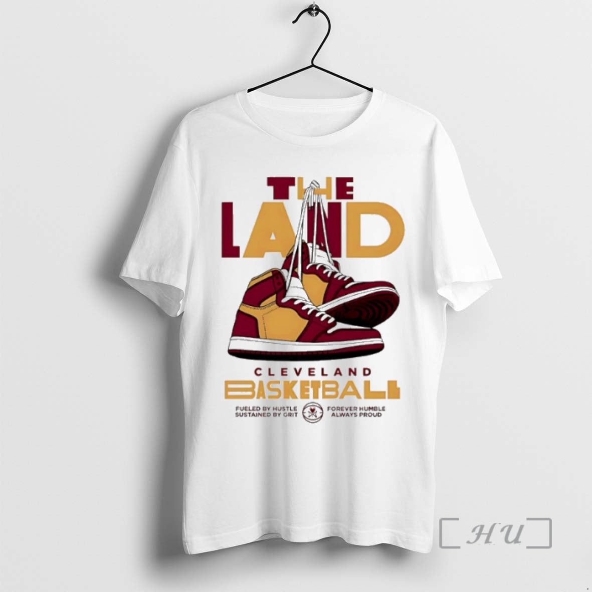 Trending Cleveland Basketball The Land Dunks Shoe Premium T Shirt Sweater