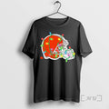 Trending Cleveland Browns Logo Christmas Light Premium T Shirt Sweater