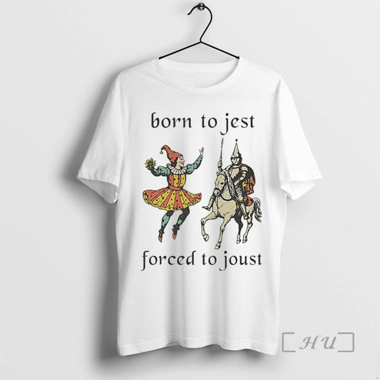 Trending Clowns And Medieval Knights Born To Jest Forced To Joust Premium T Shirt Sweater