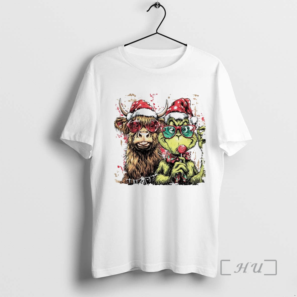 Trending Cow And Grinch Merry Christmas