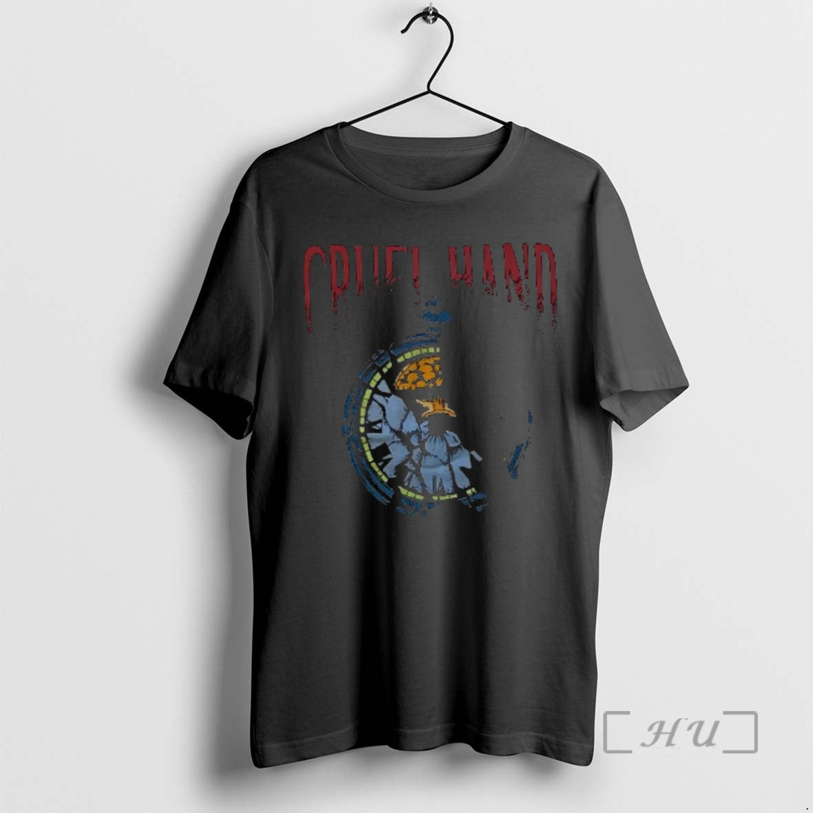 Trending Cruel Hand Skull And Clock Graphic