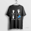 Trending Custom Team Paper Beats Rock Nothing Beats Detroit Lions Logo T Shirt Sweater