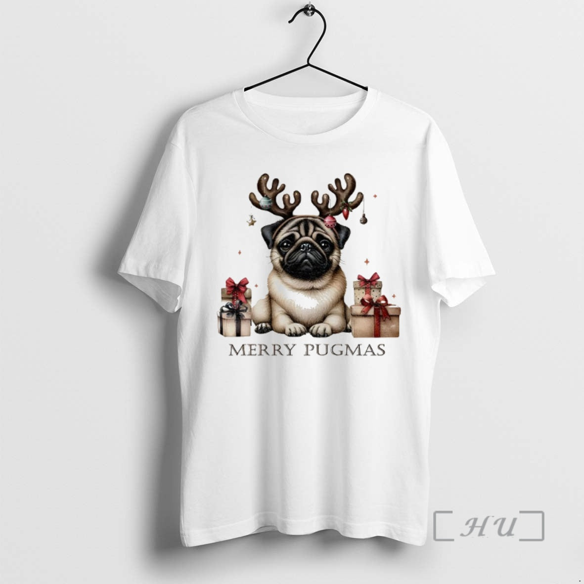 Trending Cute Pug Dog Merry Pugmas Merry Christmas