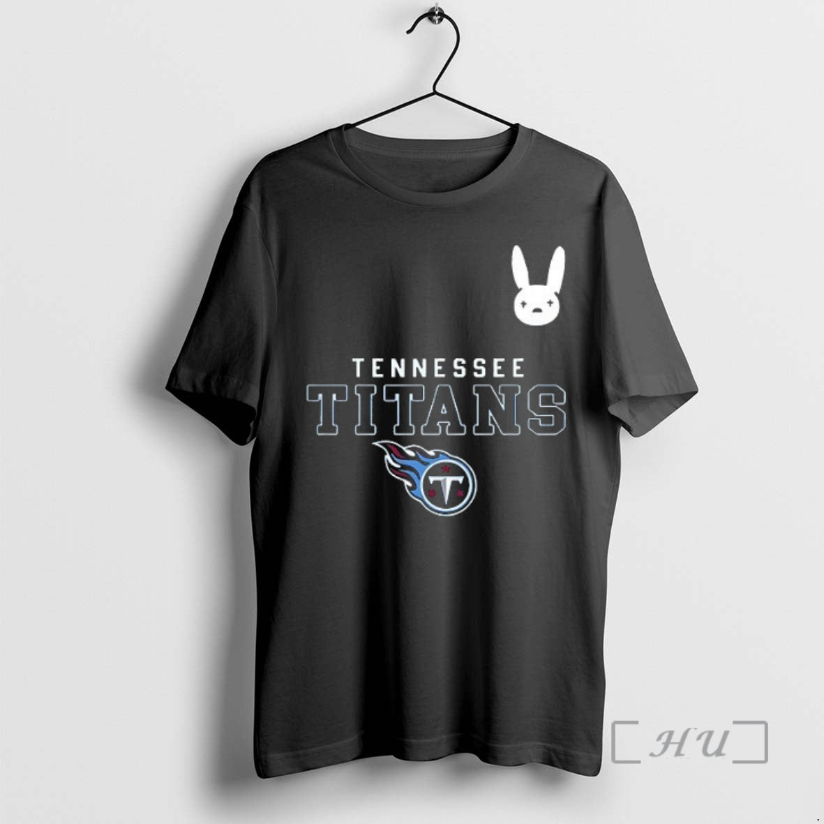 Trending Dtmf Bad Bunny X Tennessee Titans Mascot Premium T Shirt Sweater